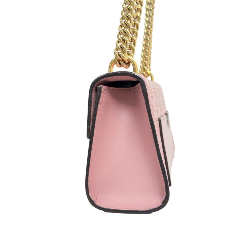 GUCCI GG Supreme Padlock 鏈條包-8