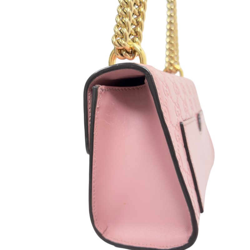 GUCCI GG Supreme Padlock 鏈條包-9