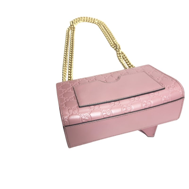 GUCCI GG Supreme Padlock 鏈條包-12