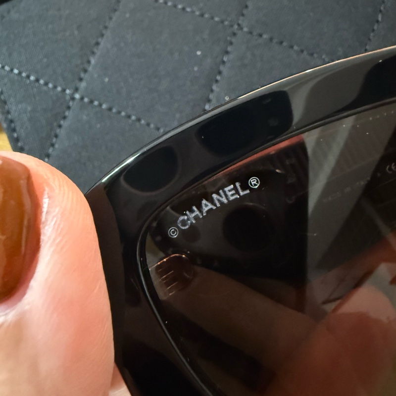 Chanel 香奈兒 熱賣款 CH5493 全新黑色 義大利製造-6