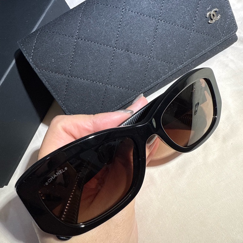 Chanel 香奈兒 熱賣款 CH5493 黑色 義大利製造-1