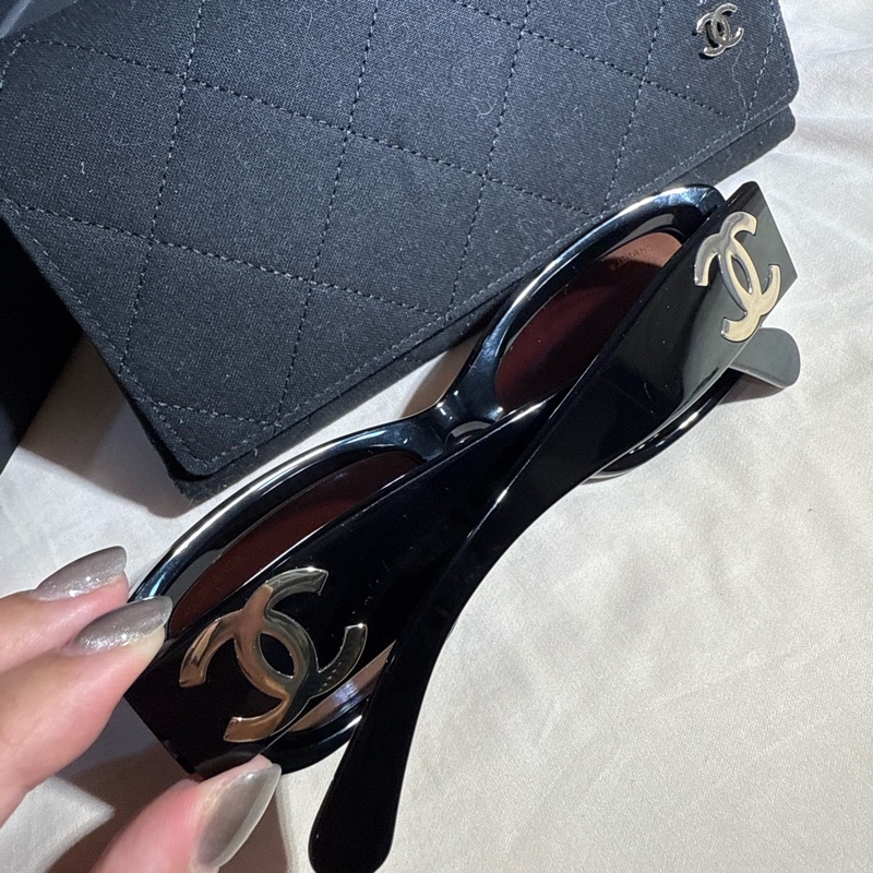 Chanel 香奈兒 熱賣款 CH5493 黑色 義大利製造-2
