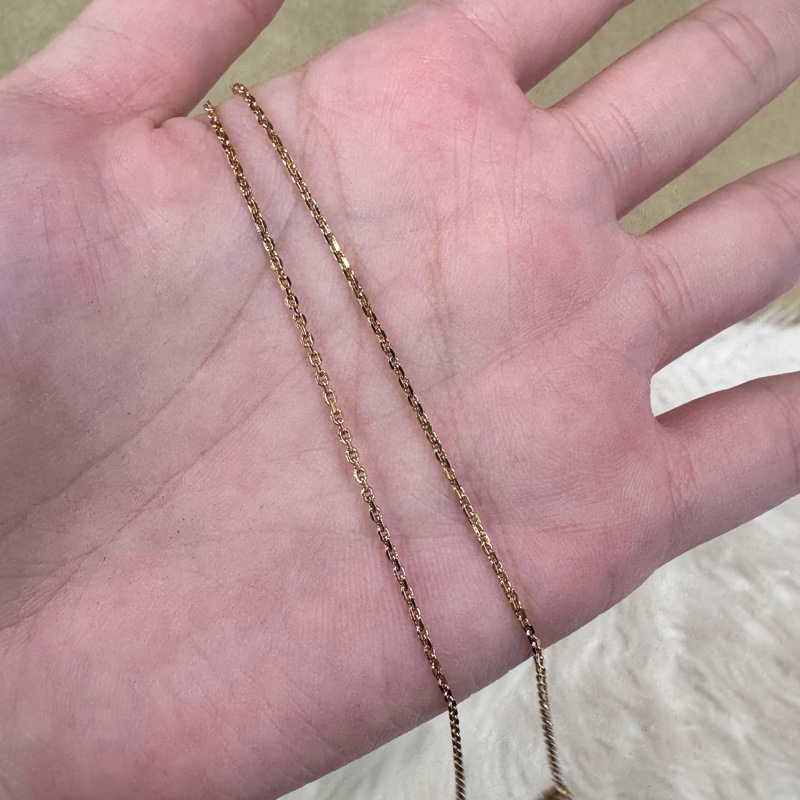 LV Petit Lousi 花卉單鑽項鍊 近全新-5