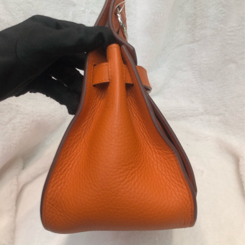 Hermes 吉卜賽 橙色銀扣TC XB731-2