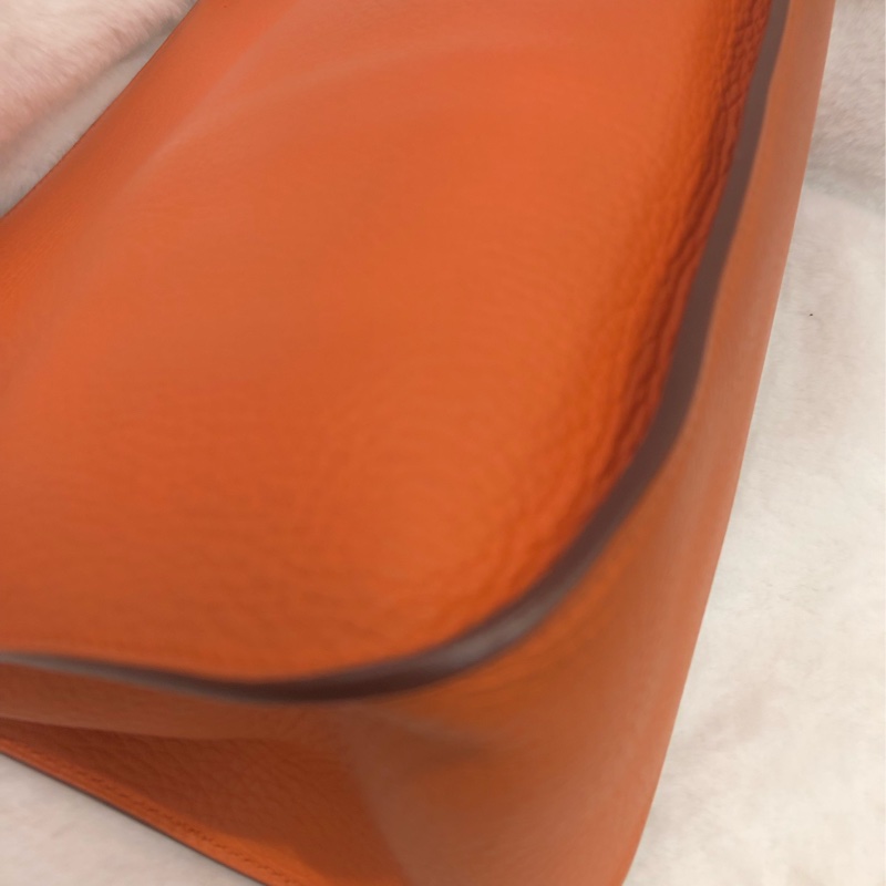 Hermes 吉卜賽 橙色銀扣TC XB731-14