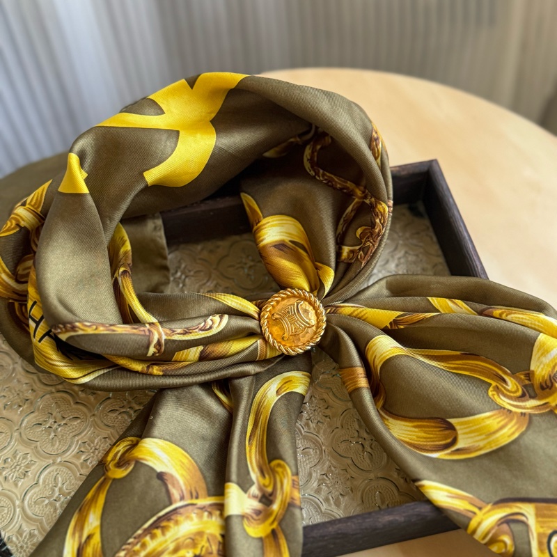 Celine 凱旋門絲巾扣鍍金 附原裝防塵袋-0