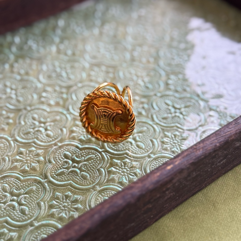 Celine 凱旋門絲巾扣鍍金 附原裝防塵袋-13