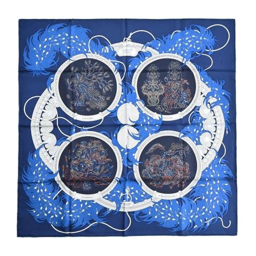 愛馬仕 絲巾 hermes 90X90-3