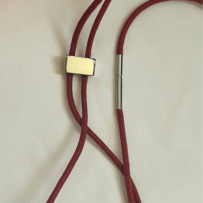 Hermes(貝萊爾 波爾多紅皮革零錢包）掛式項鍊 👩🏻‍🦰中古稀有款*刻印□E*；分享價！-13