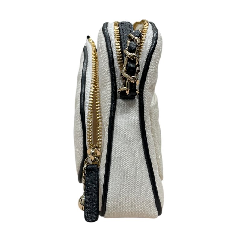 CHANEL 香奈兒 MINI網球包 帆布 白色 金扣 2022-2023 AP3150-3