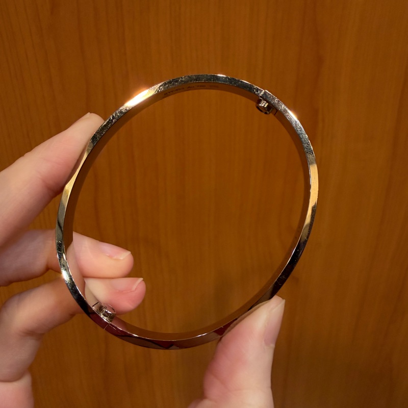 Cartier 750白K金Love手鐲B6035419-7