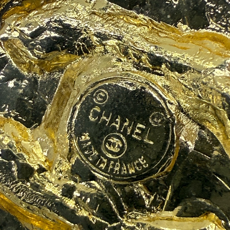 Chanel 古董24k 單隻耳環/吊墜/ 胸針-2
