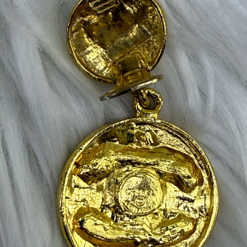 Chanel 古董24k 單隻耳環/吊墜/ 胸針-3