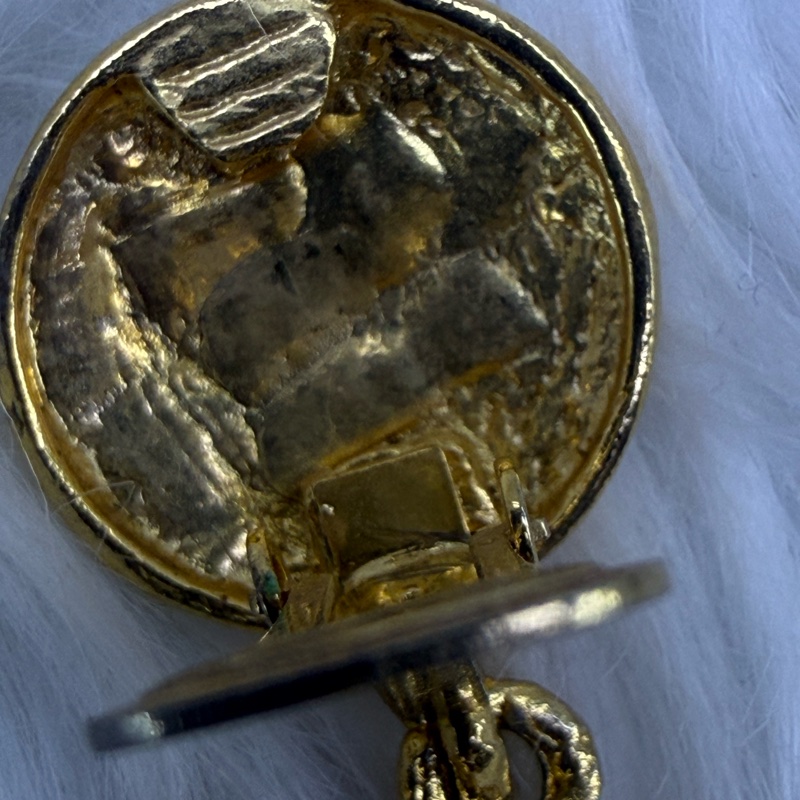 Chanel 古董24k 單隻耳環/吊墜/ 胸針-4