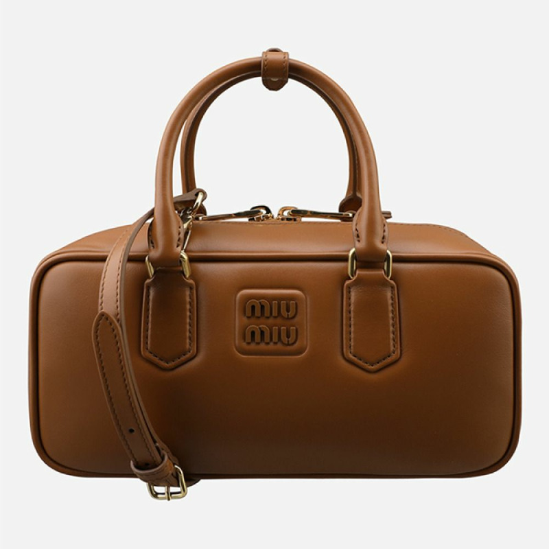 MIU MIU Arcady 大手提包 干邑色 5BB148 ACR3 F0046-0