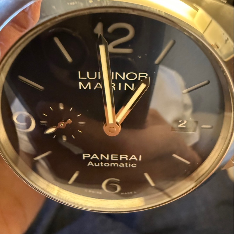 ⌚ Panerai Luminor Marina PAM01313 🖤 藍面｜自動上鍊｜經典護橋設計-1