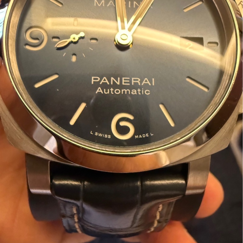 ⌚ Panerai Luminor Marina PAM01313 🖤 藍面｜自動上鍊｜經典護橋設計-2