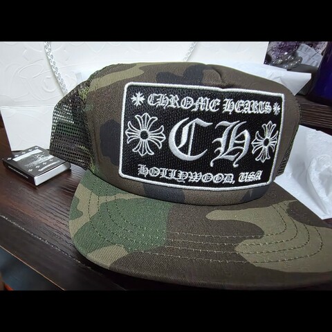 克羅心chrome hearts 迷彩帽