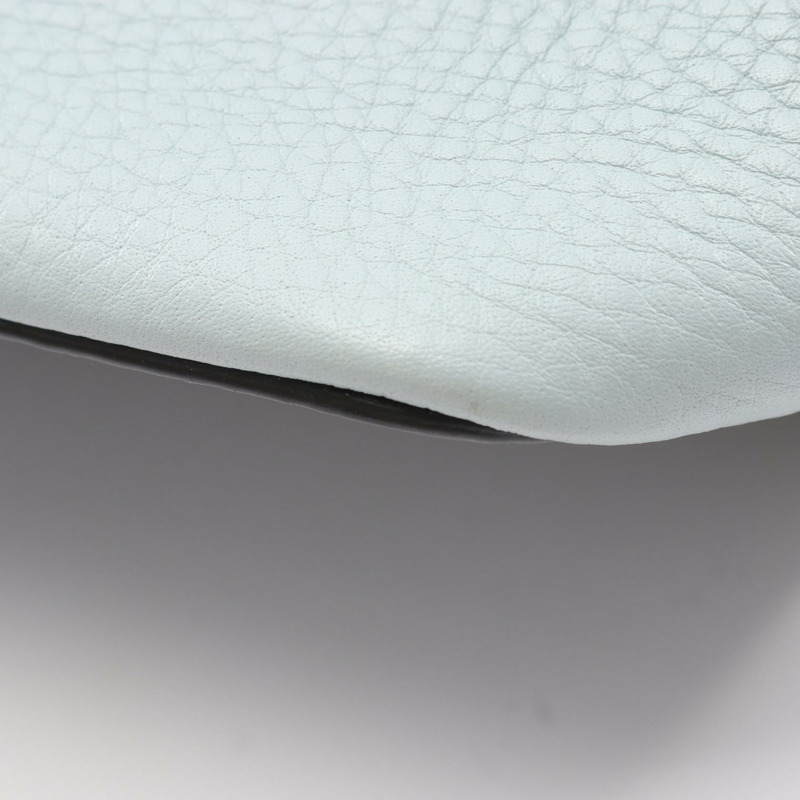 Valentino Garavani 鉚釘抽繩斜背包，藍色二手皮革-7