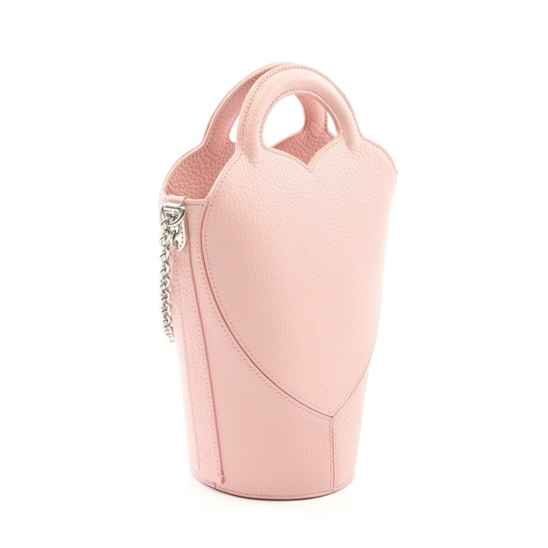 蒂芙尼 (TIFFANY＆CO) 退貨至蒂芙尼迷你斜挎包 72458478 皮革 粉色 二手-1