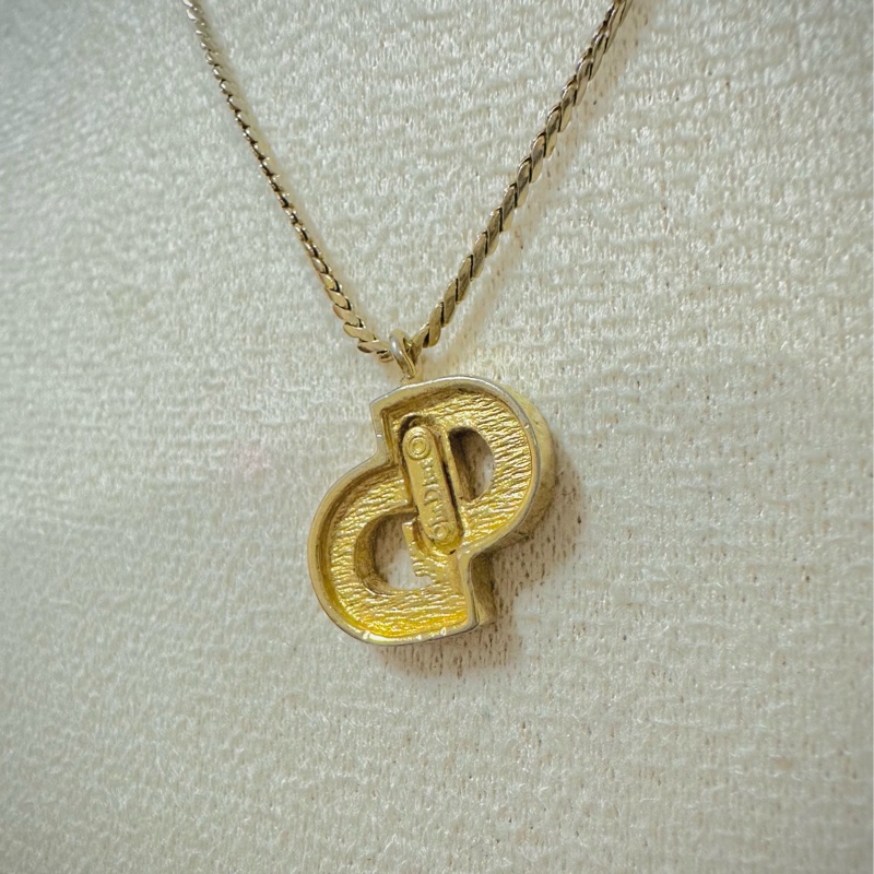 Christian Dior 經典CD標誌水鑽項鍊✨-4