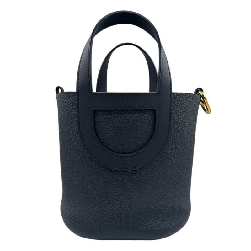 ［2843］愛馬仕 Hermès 豬鼻子菜籃子PICOTIN 18 (黑色金扣)手提包-1