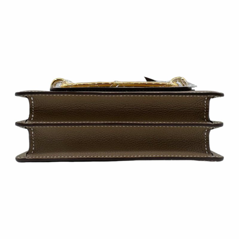 ［3362］愛馬仕 Hermès 豬鼻子 Roulis 19 (大象灰金扣)斜背包-4