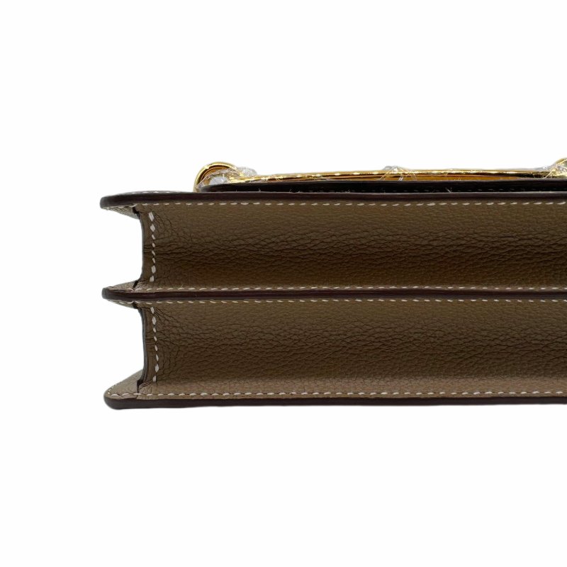 ［3362］愛馬仕 Hermès 豬鼻子 Roulis 19 (大象灰金扣)斜背包-5