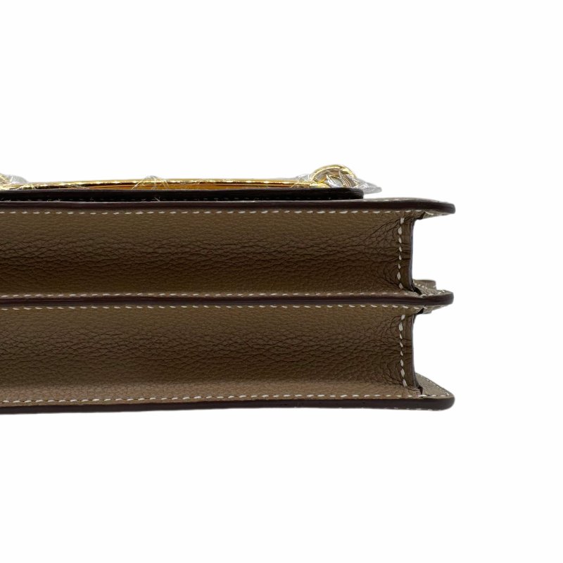 ［3362］愛馬仕 Hermès 豬鼻子 Roulis 19 (大象灰金扣)斜背包-6