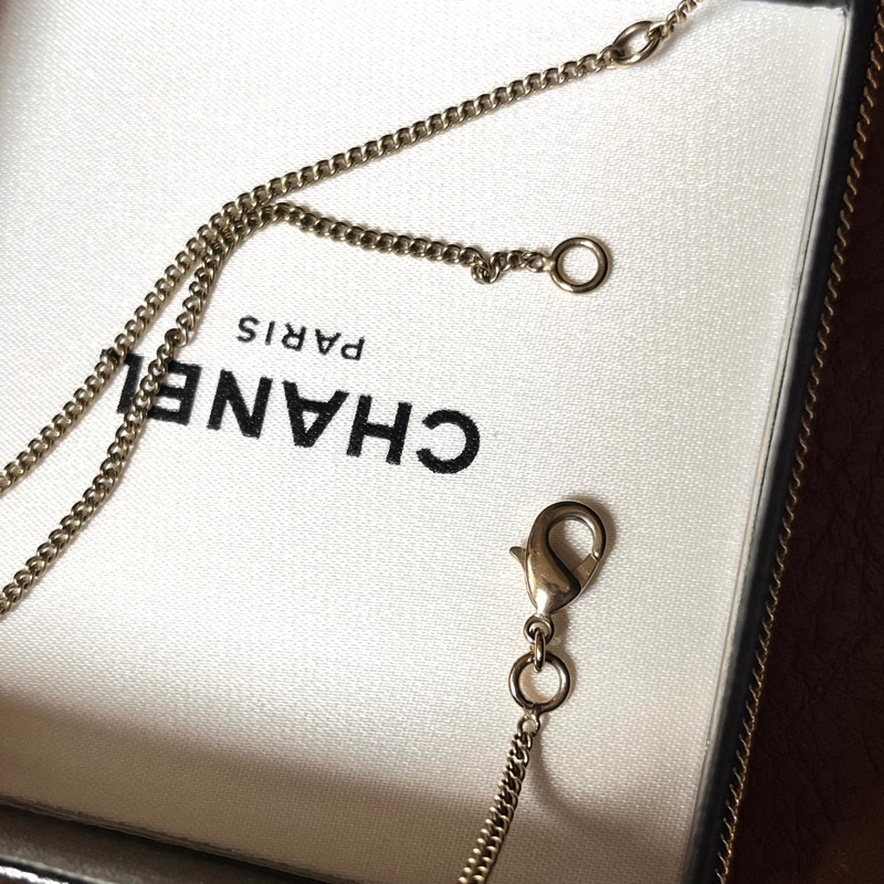 絕美Chanel雙C 頸鏈 項鏈 （two-way兩段式）-4