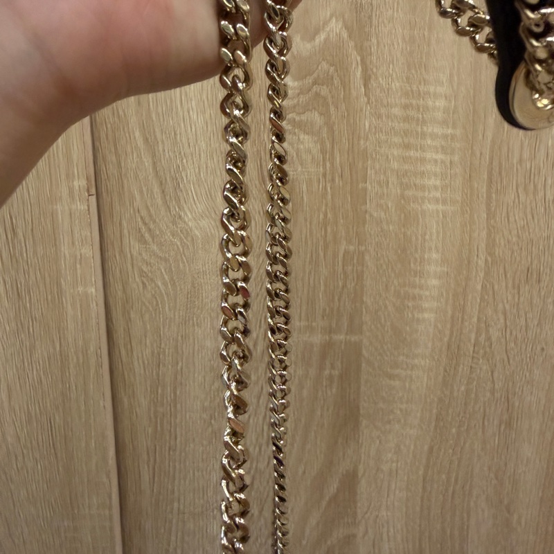 Dior 黑羊皮Lady Dior mini手提斜背黛妃包-22