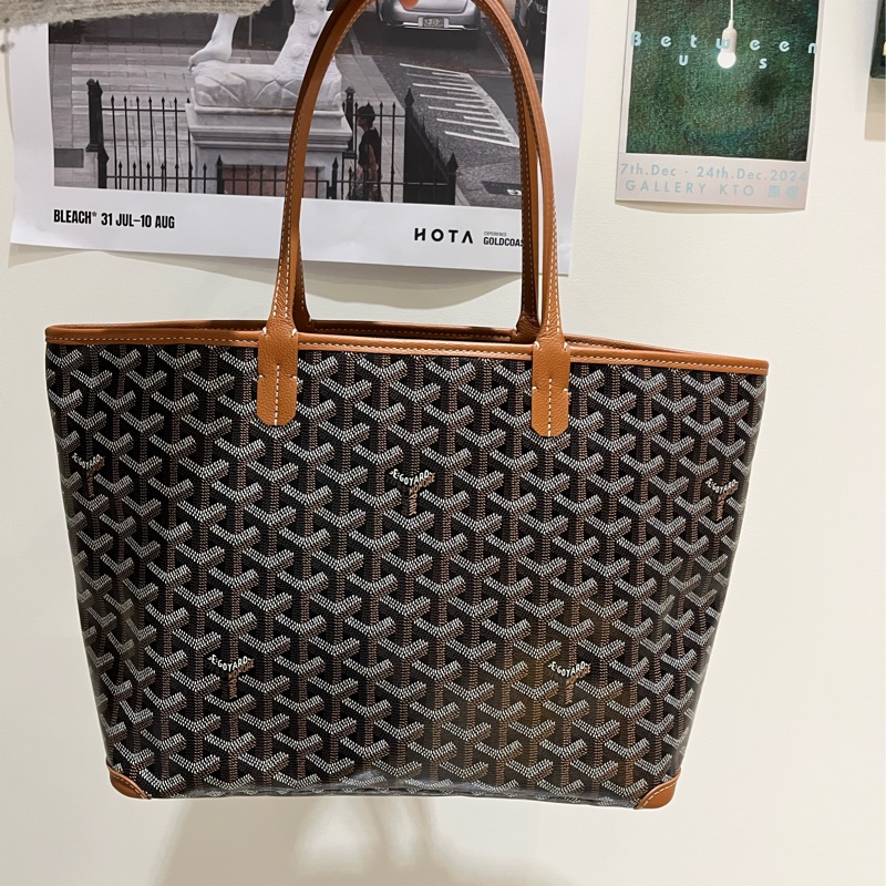 ［9.99成新］Goyard Artois PM  （黑色 ，小款，拉鍊）-10