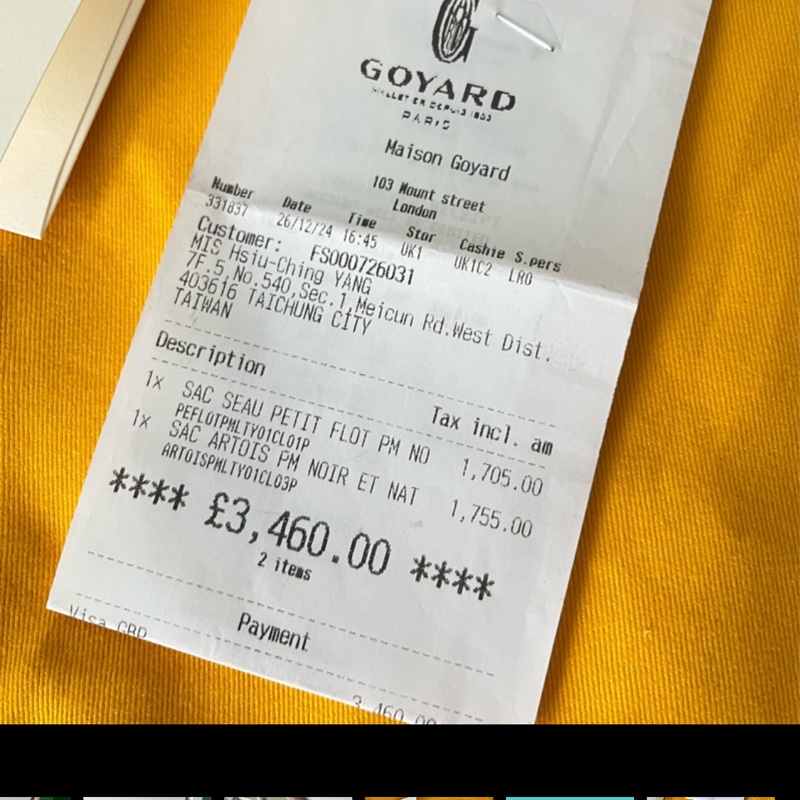 ［9.99成新］Goyard Artois PM  （黑色 ，小款，拉鍊）-20