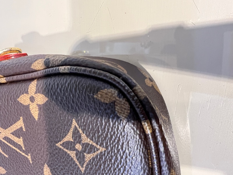 LV 原花Wallet on Chain Ivy 金釦下蓋肩斜背包-8