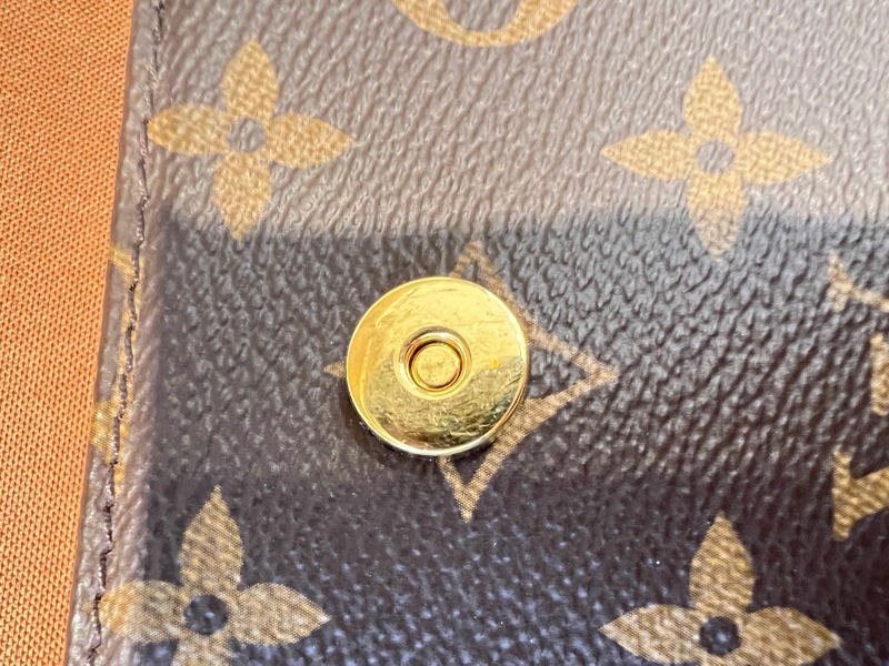 LV 原花Wallet on Chain Ivy 金釦下蓋肩斜背包-11