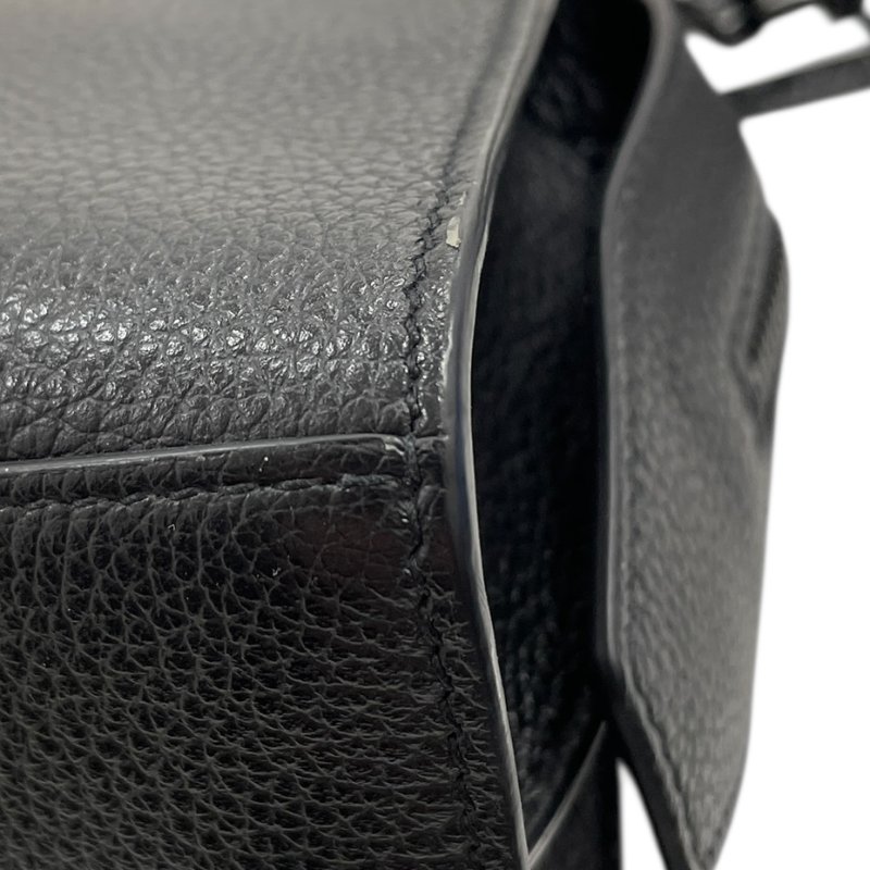 BALENCIAGA 巴黎世家 NEO CITY 迷你機車包 新款 皮革 黑色 黑釦 SO BLACK-9