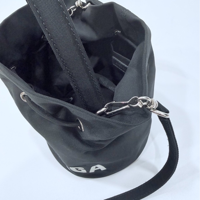 BALENCIAGA 巴黎世家 Wheel XS 字母 刺繡 尼龍 手提包 斜背包 水桶包 肩背包 側背包-34