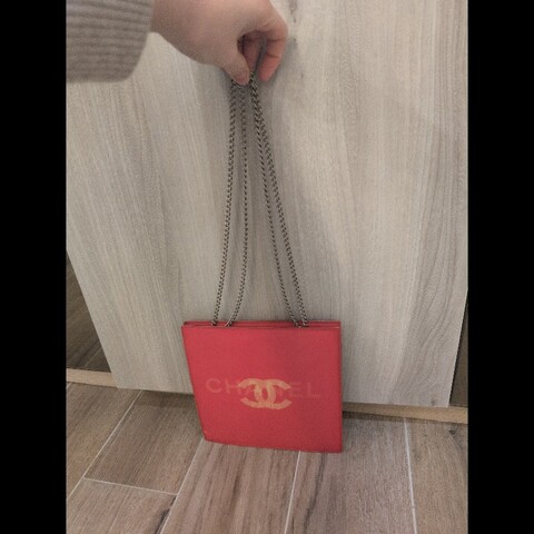 紅色 香奈兒 Chanel 幻彩漆皮鏈條包