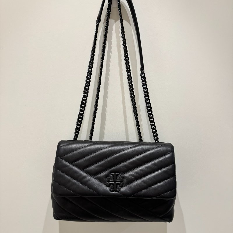 Tory Burch Kira Chevron 黑色 全新 單肩包-0