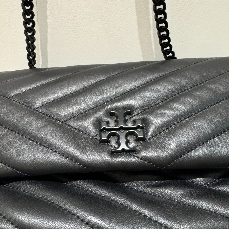 Tory Burch Kira Chevron 黑色 全新 單肩包-4