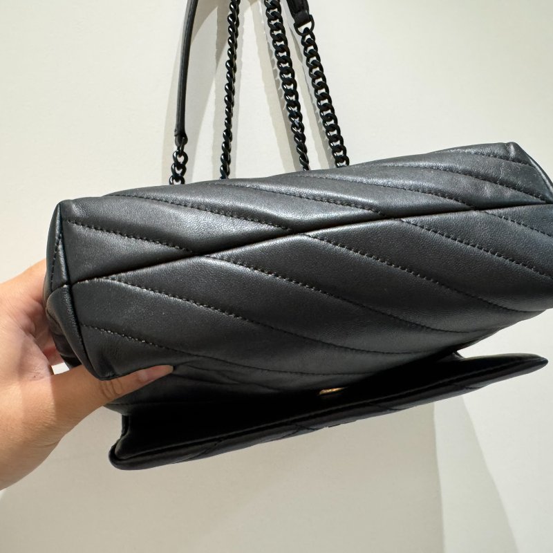 Tory Burch Kira Chevron 黑色 全新 單肩包-7