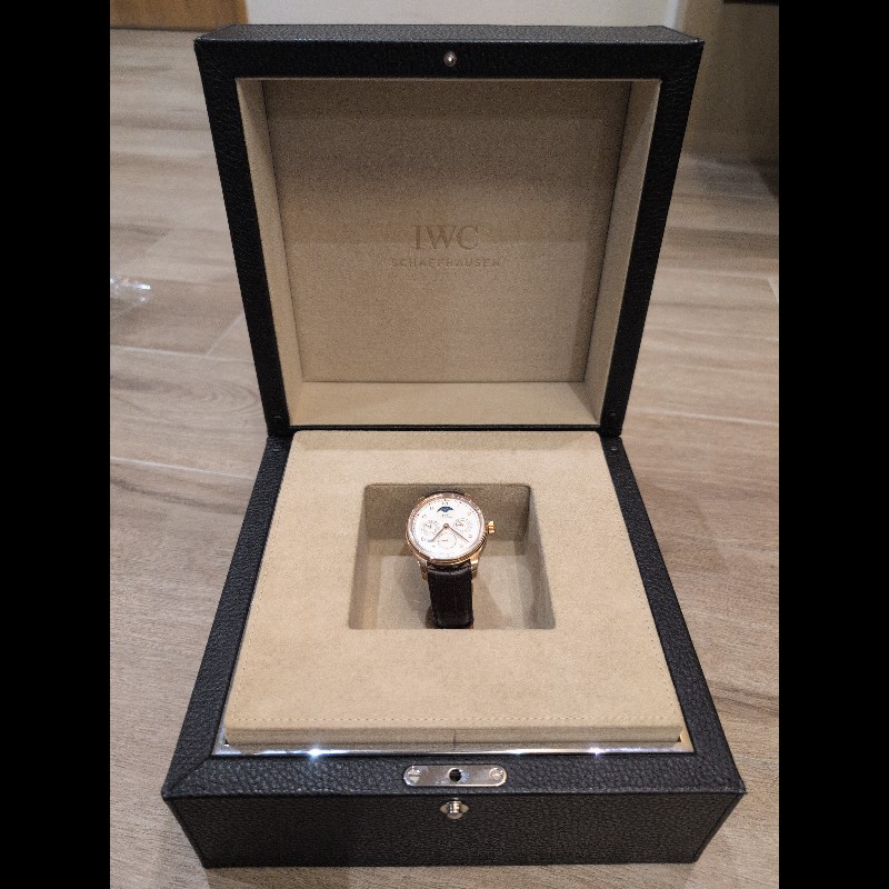 98成新 IWC Portugieser Perpetual Calendar IWC葡萄牙系列萬年曆腕錶 IW503302-0