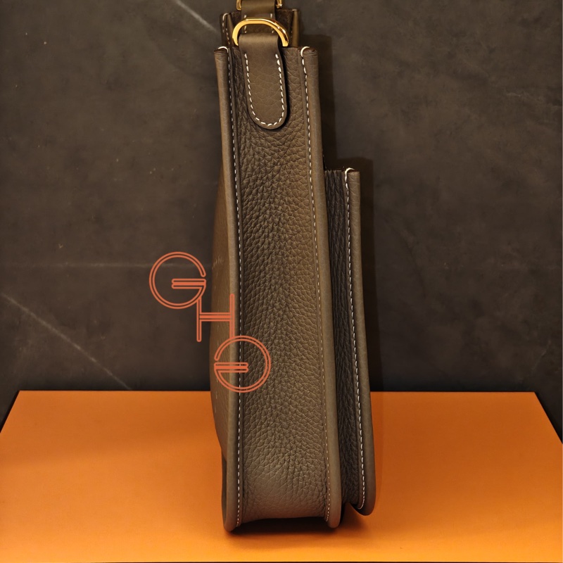 Hermes Evelyne 23 / 大象灰 / 金扣/ K /TC ( 全新)-3