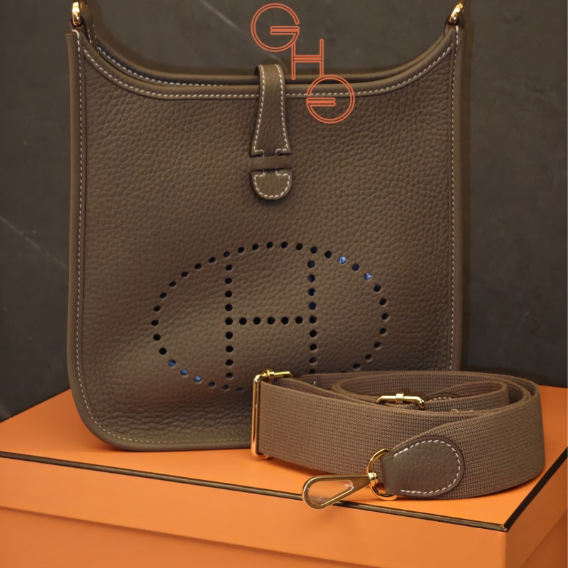 Hermes Evelyne 23 / 大象灰 / 金扣/ K /TC ( 全新)-5