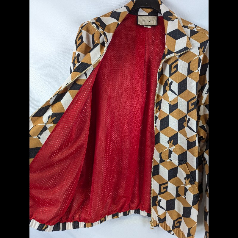 莉亞精品♡Gucci 新年限定棒球外套 尺碼L 九新美品-2