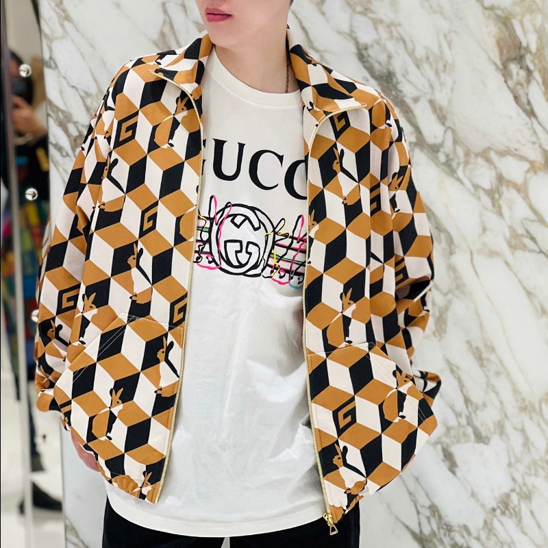 莉亞精品♡Gucci 新年限定棒球外套 尺碼L 九新美品-6