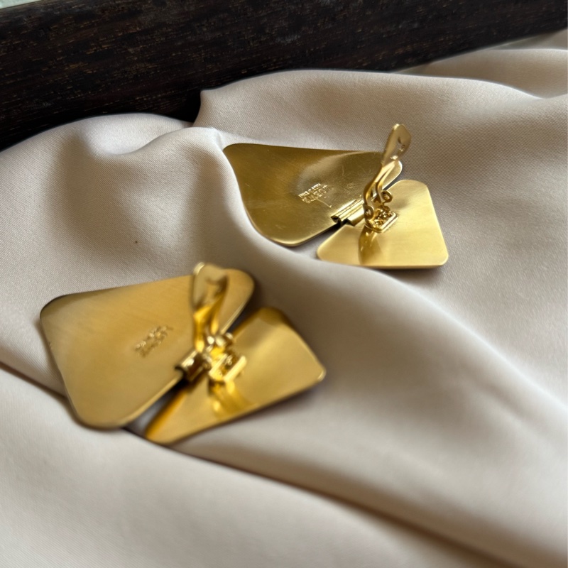 Loewe 皮革耳夾 耳環-8