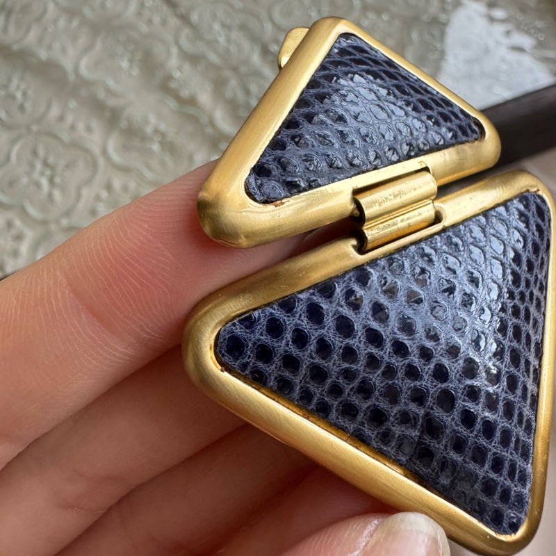 Loewe 皮革耳夾 耳環-9