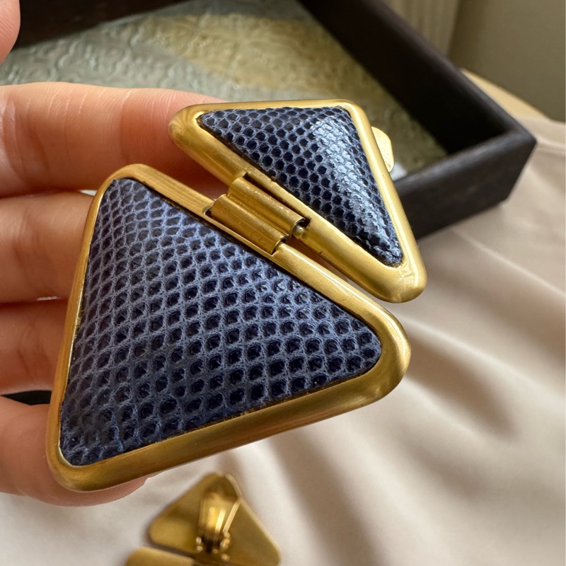 Loewe 皮革耳夾 耳環-12