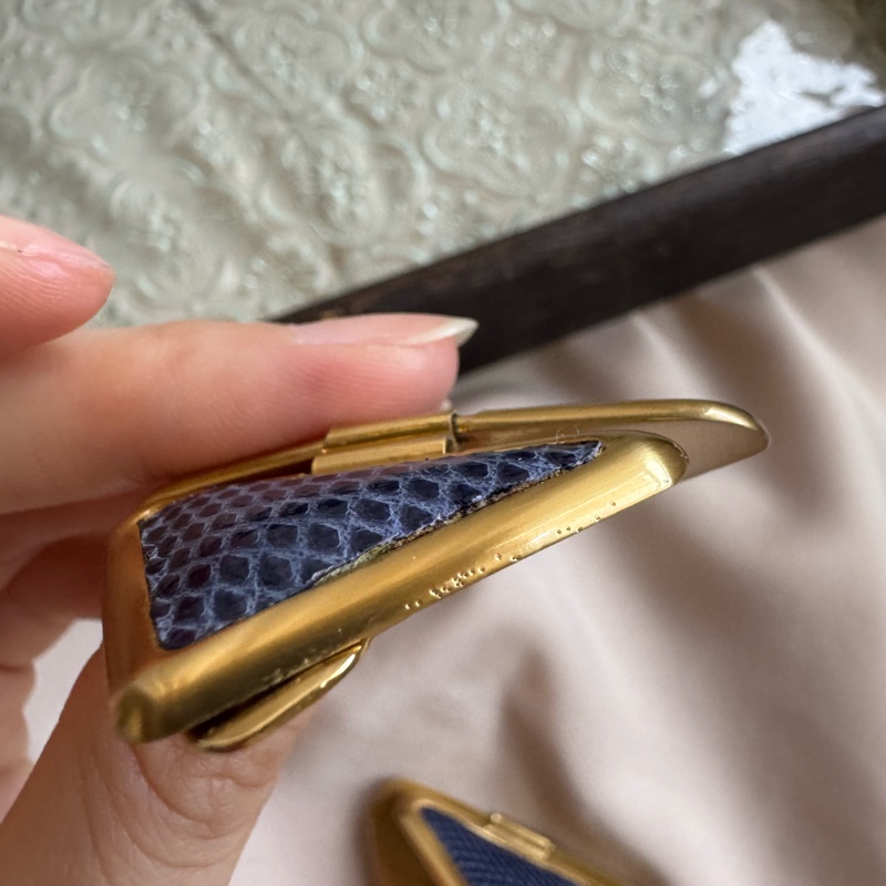 Loewe 皮革耳夾 耳環-13